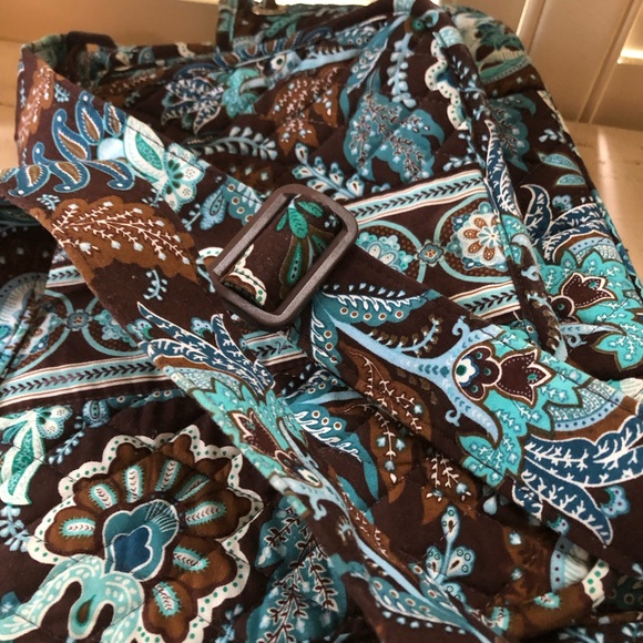 Vera Bradley messenger bag, Java Blue - Picture 2 of 10